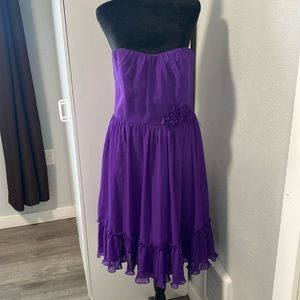 alfred angelo strapless dress